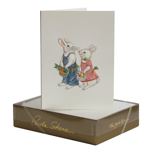 PAULA SKENE DESIGNS - Gardener Bunny Easter Card