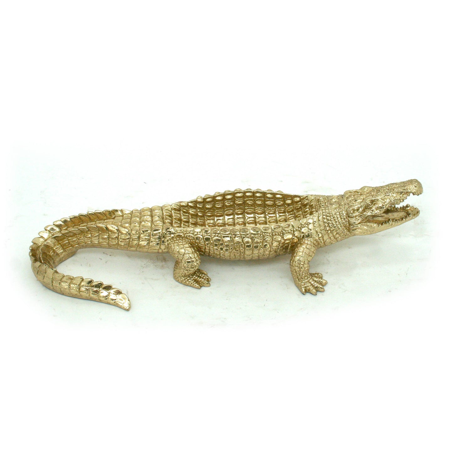 Modern World by Contrast Inc. - Gold Crocodile Bowl