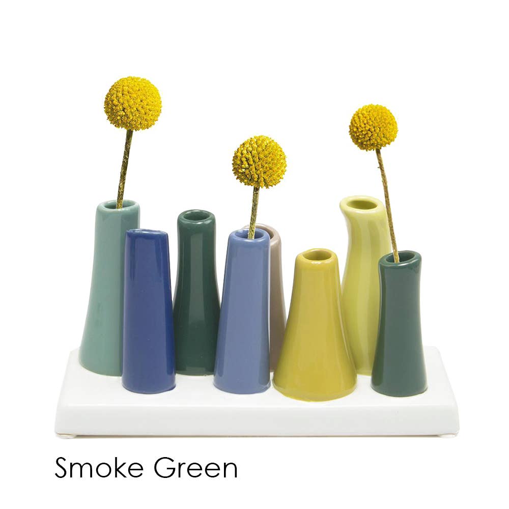 Chive - Pooley Modern Bud Vase For Flowers: Chartreuse