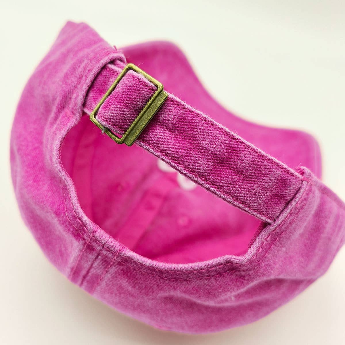 ACCITY - Spring Summer Wash Heart Baseball Cap, Sun Hat CWAH0012: Pink / (OS) 1