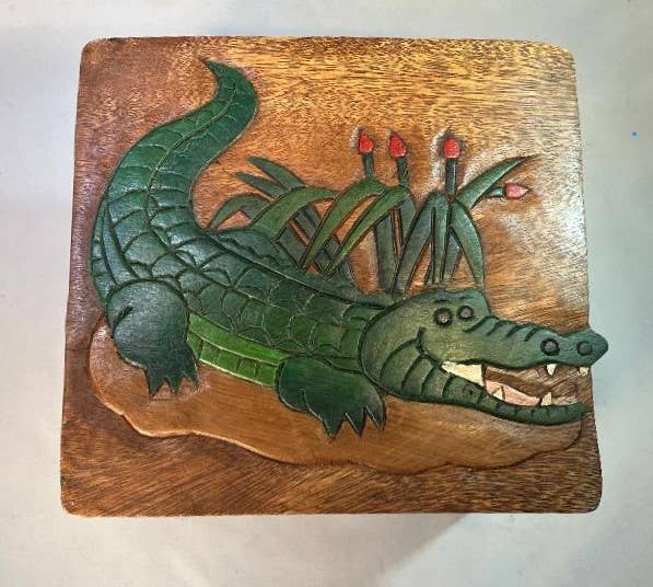 Sea Island Imports, Inc. - Stool, Alligator