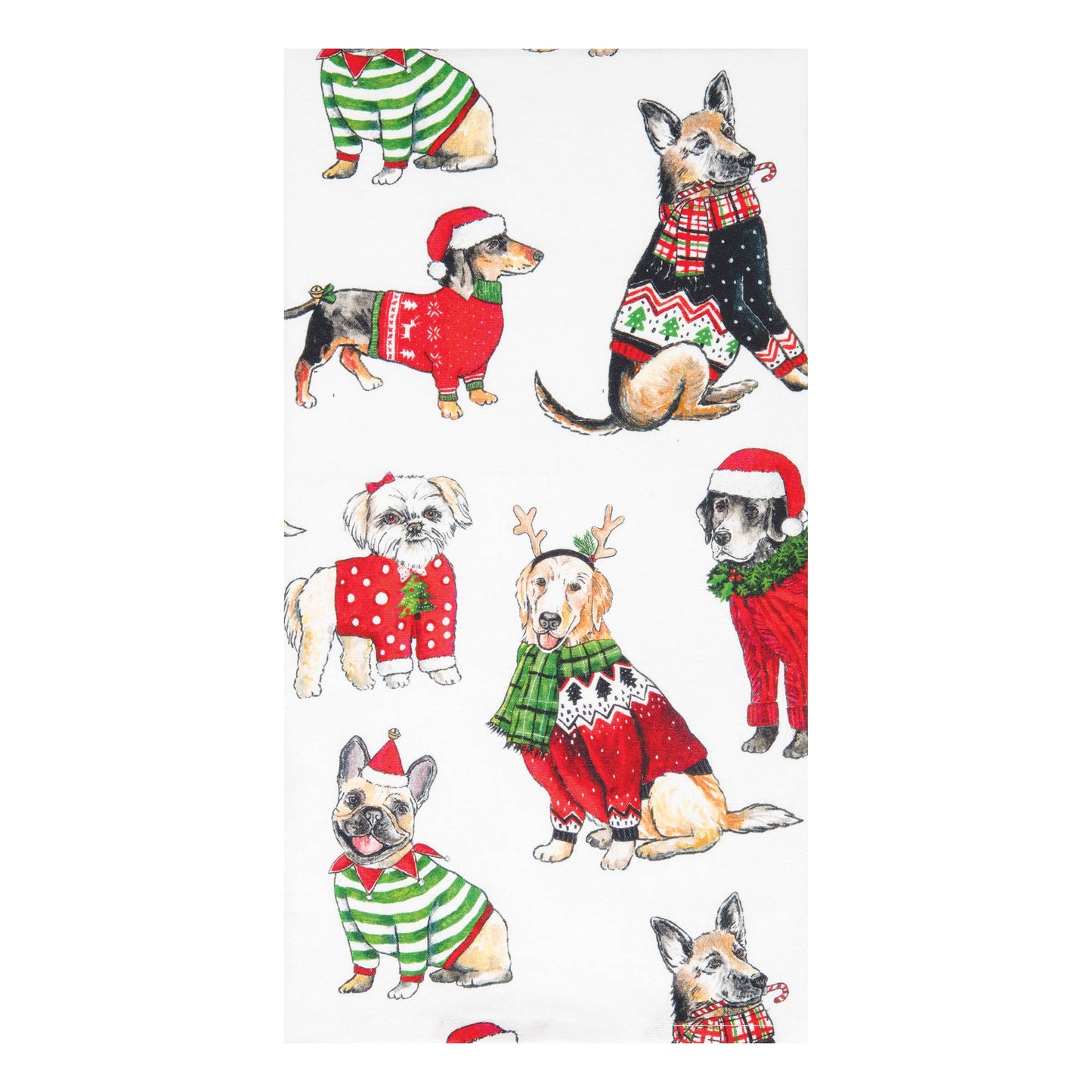 C&F Home - Christmas Dogs Kitchen Towel