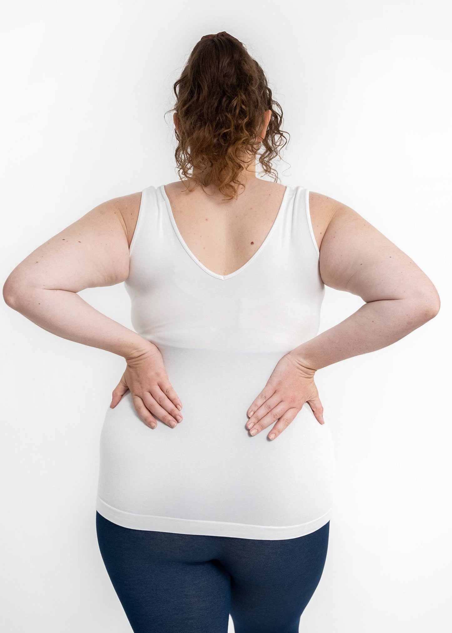 ELIETIAN - Reversible Tank - Curvy Fit: Black