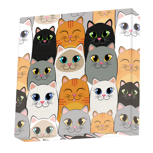 DIAMOND DOTZ® - Cat Clan (Large)