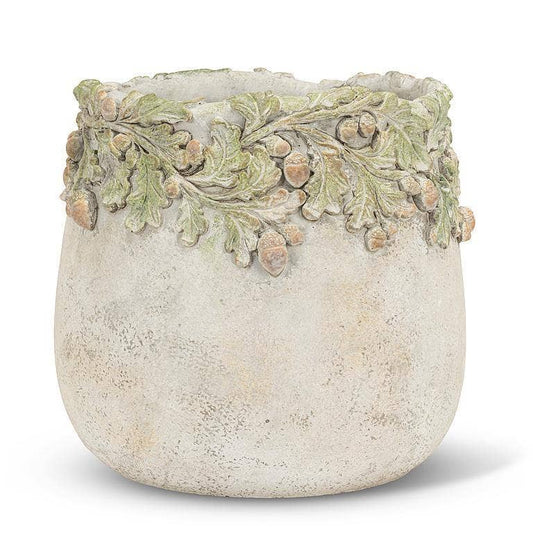 Abbott - Oak Leaves & Acorns Planter: Large