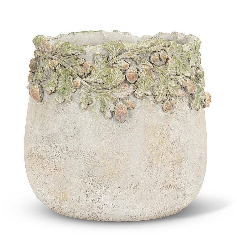 Abbott - Oak Leaves & Acorns Planter: Medium