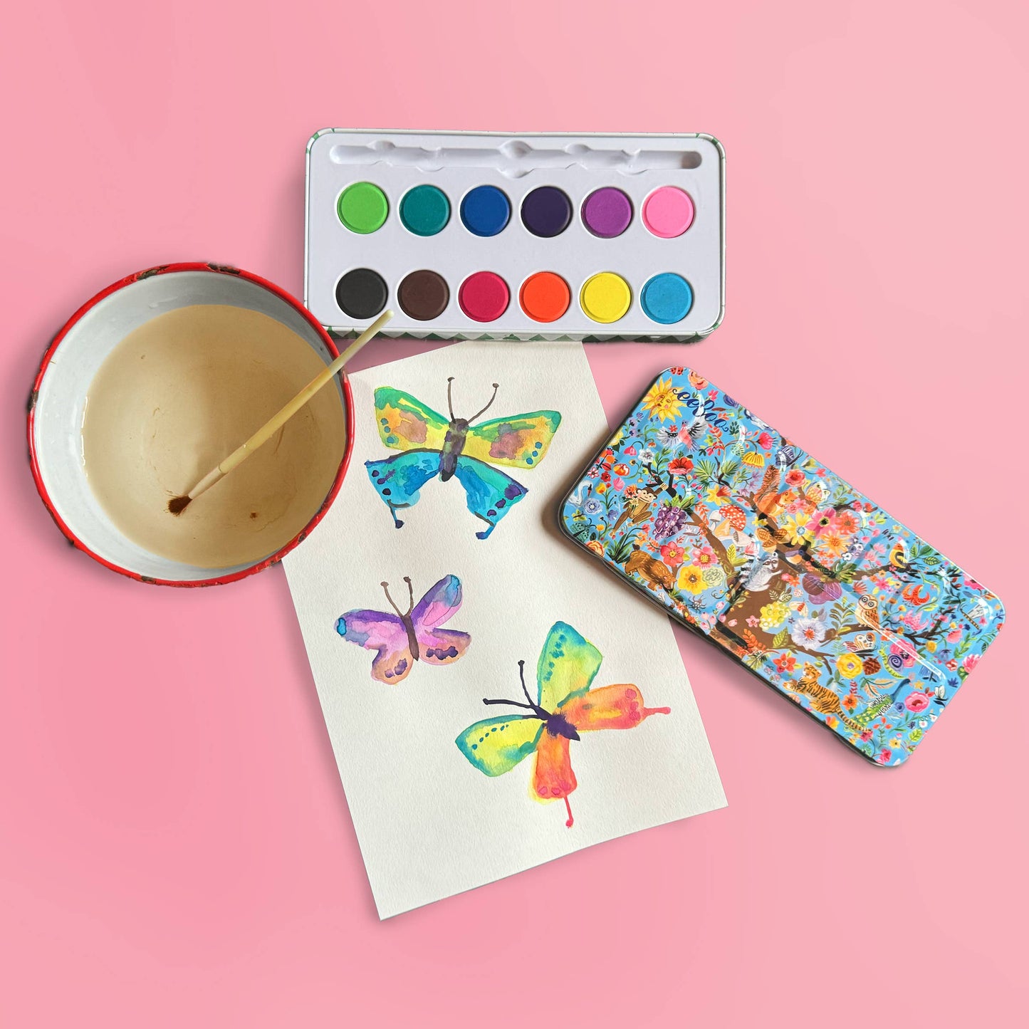 eeBoo - Tree of Life Watercolor Paint Set