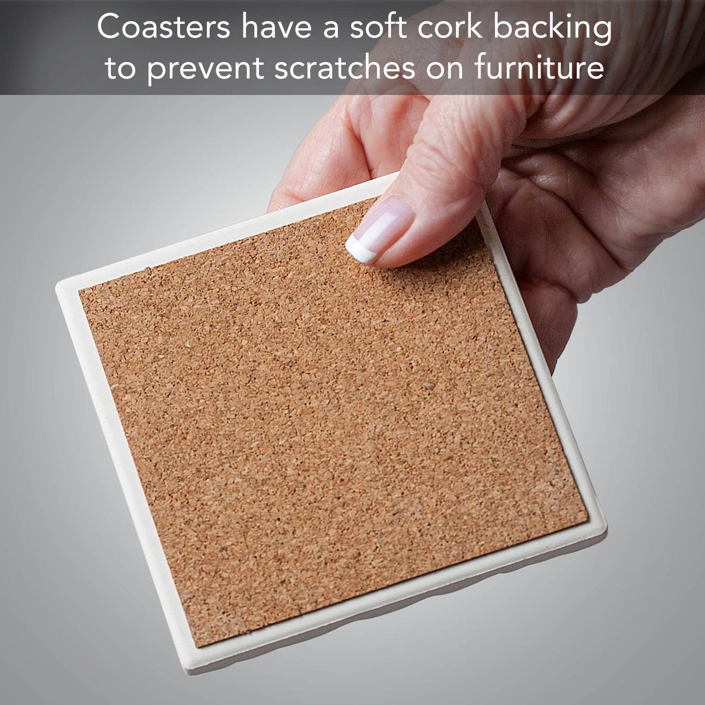 CounterArt/Highland Home/Thirstystone - Sunny Scriptures Assorted Image Tumbled Tile Coaster 4 Pack