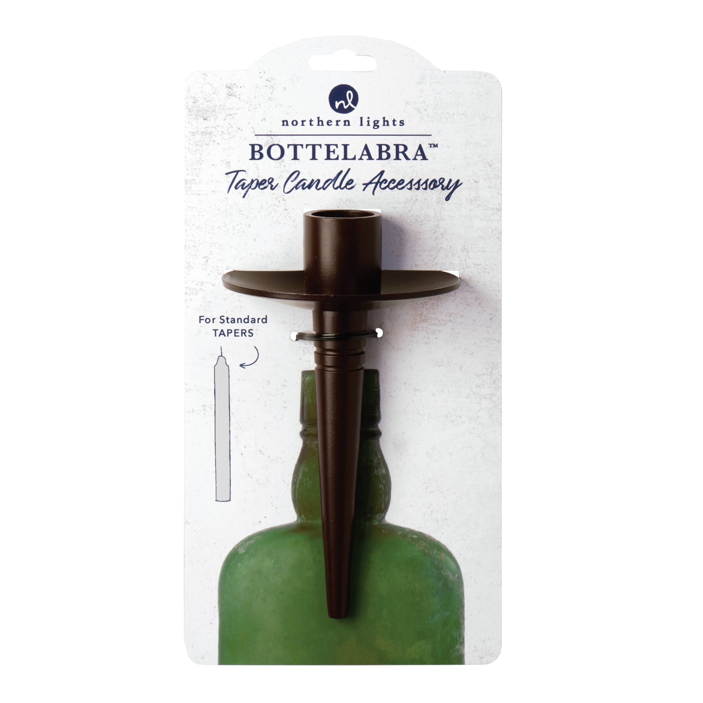 Northern Lights - Bottelabra™ - Taper Bronze