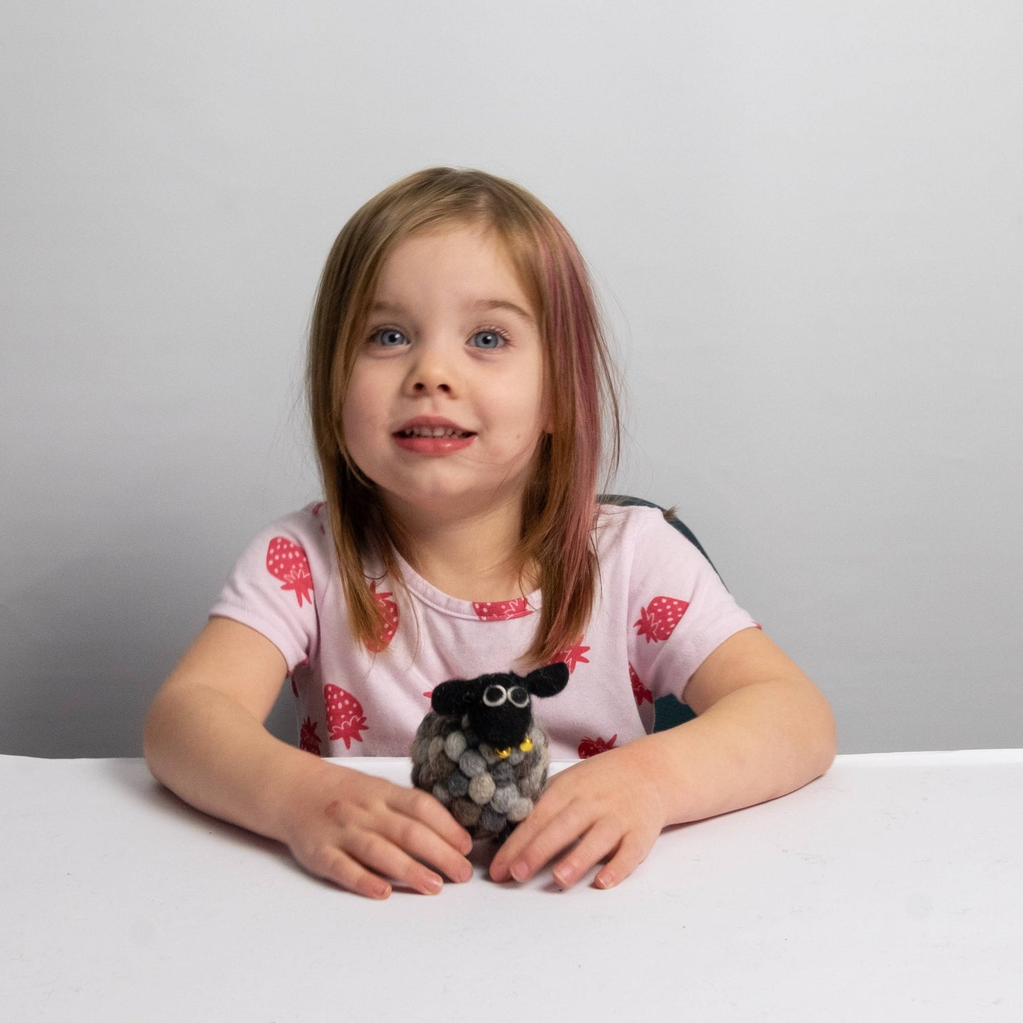 The Winding Road - Felt Grey Ball Sheep