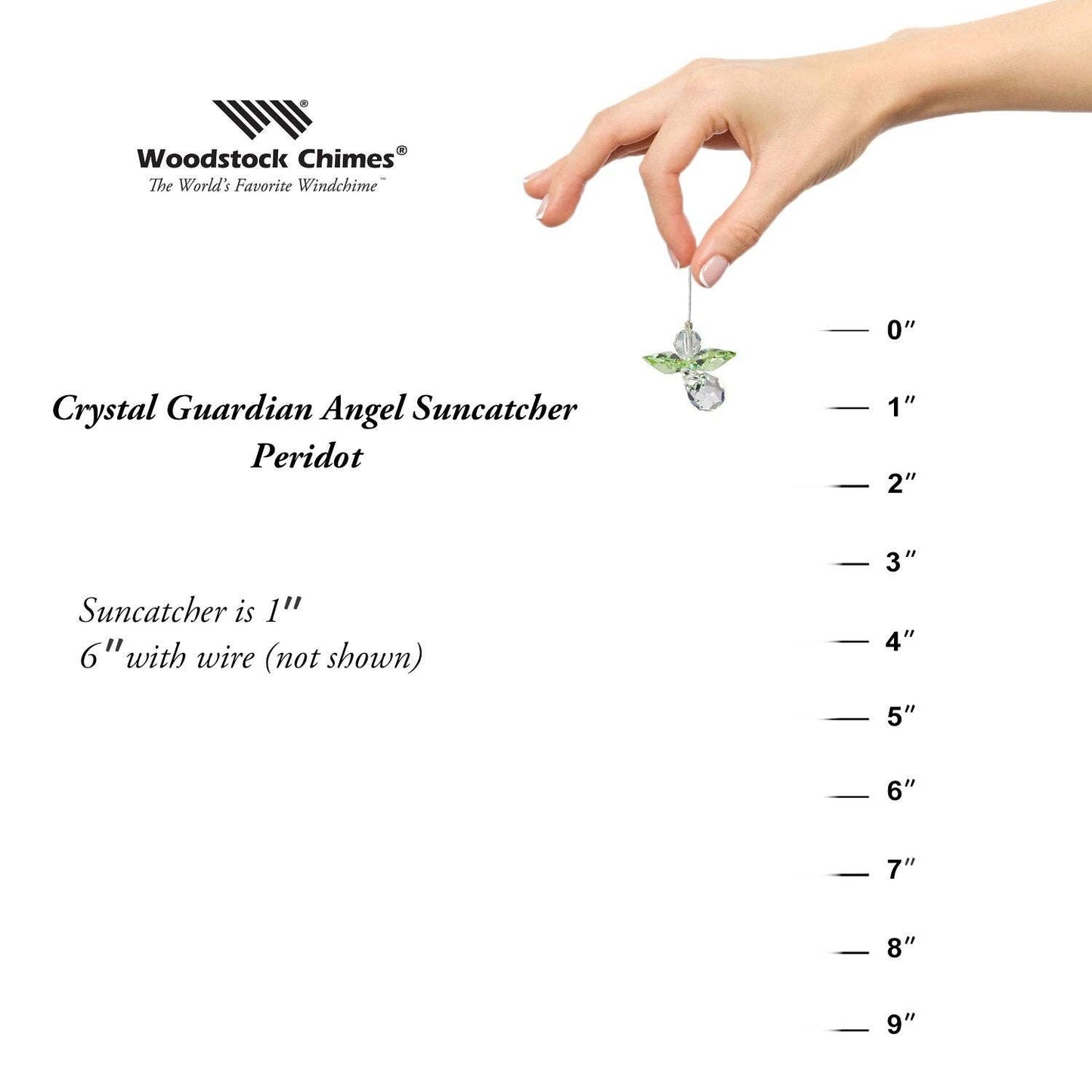 Woodstock Chimes - Crystal Guardian Angel™ - Peridot