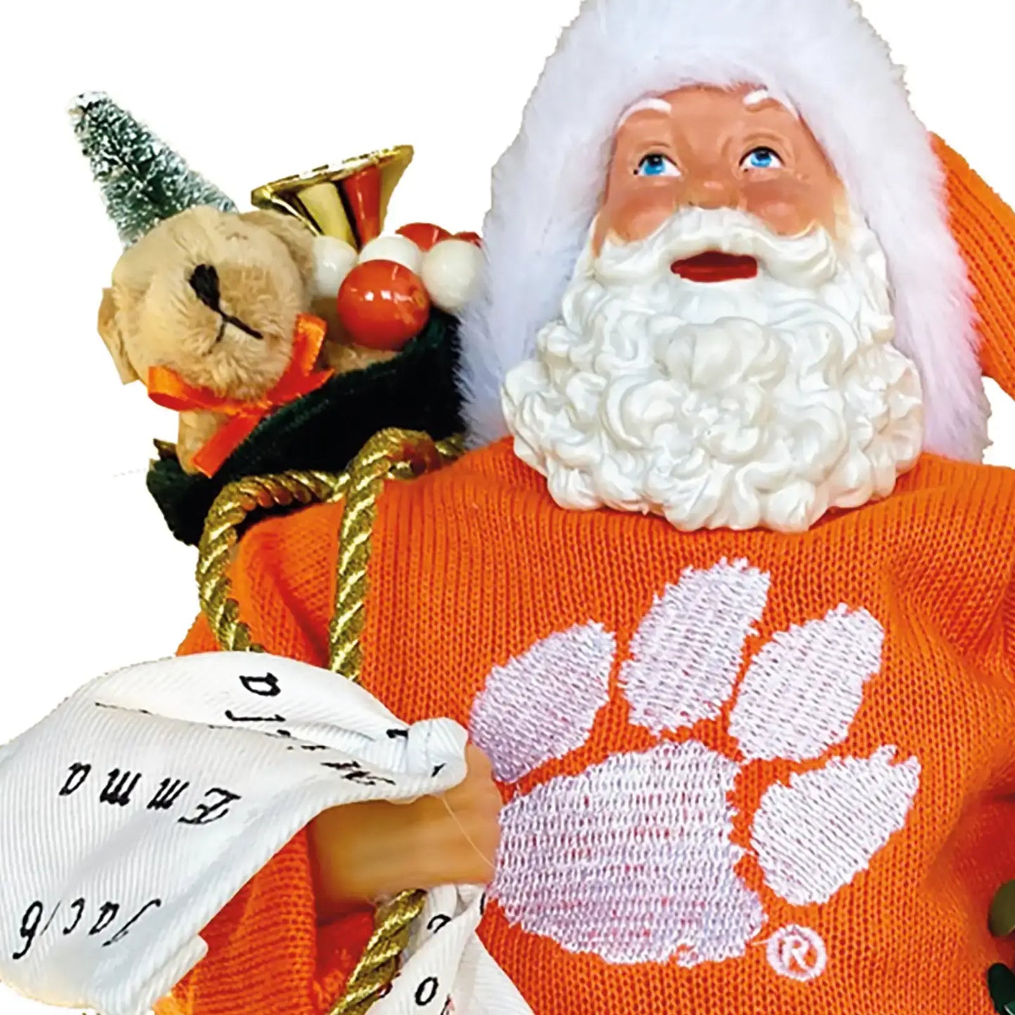 Santa’s Workshop Inc. - 12" Clemson Proud Santa