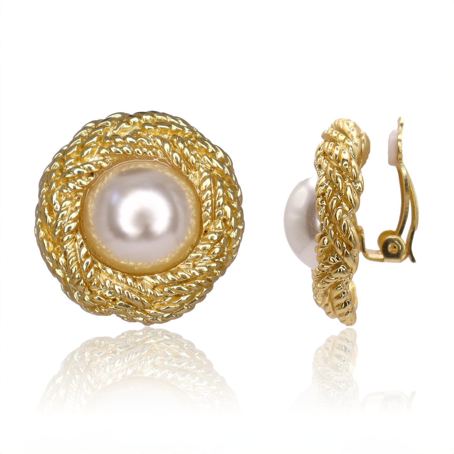 KARINE SULTAN - Madame Clip-on Earrings - Winter Jewelry