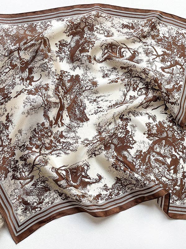 UZ Wholesale Store - Keep Warm Printed Shawl&Scarf: BLACK / One_size