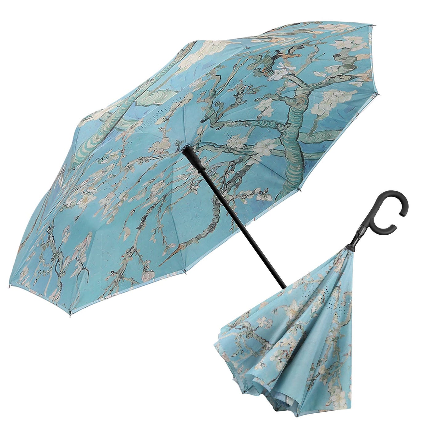 RainCaper - RainCaper van Gogh "Almond Blossom" Reverse Umbrella