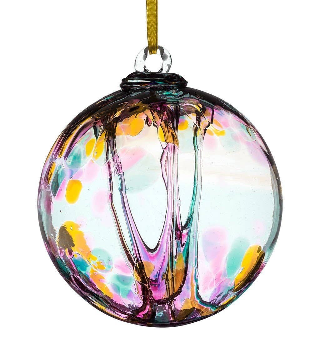 Sienna Glass - 10cm Attraction Orb - Peace