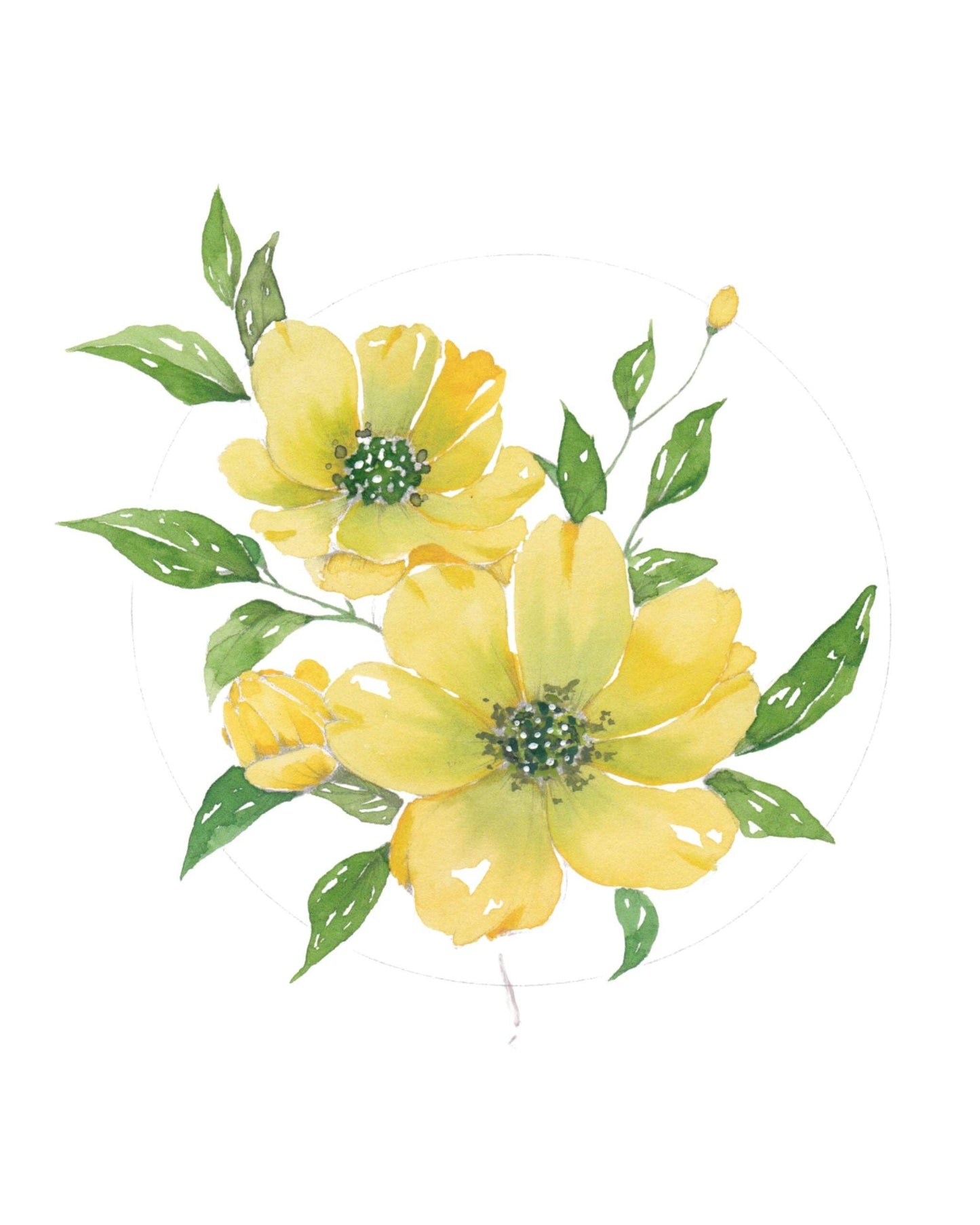Willow Wolfe USA - Bold Flowers Watercolor Workbook