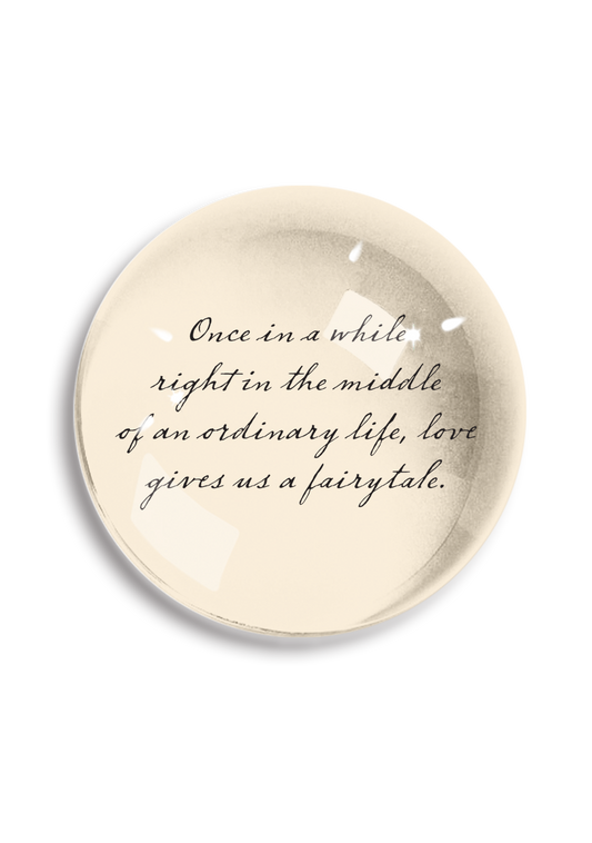 Ben's Garden - Once in a While Crystal Dome Paperweight// Min. Case of 2