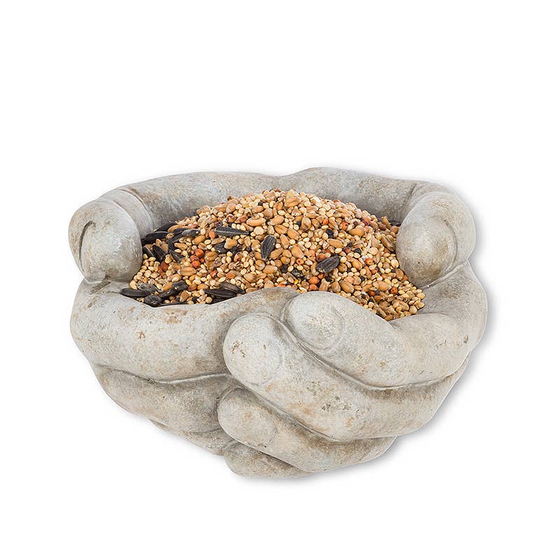 Abbott - Cupping Hands Wall Planter-6.5"W-1338