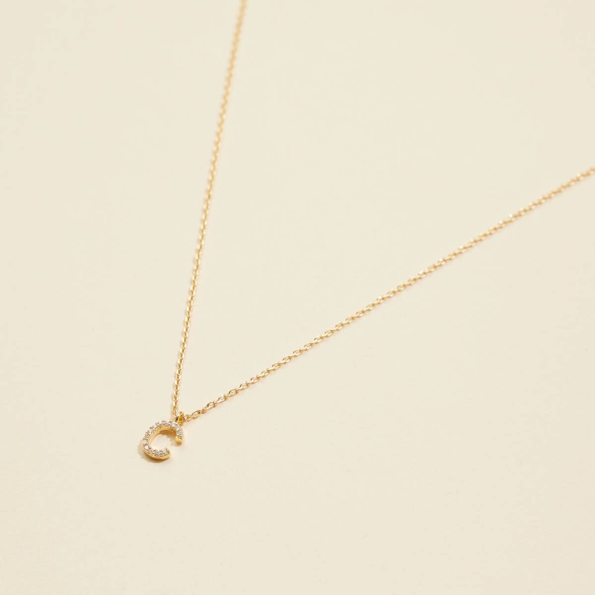 Lilla Haven - 12 Pack of Cubic Zirconia Initial Gold Dipped Necklaces: Gold Assorted / One / 4DN18021