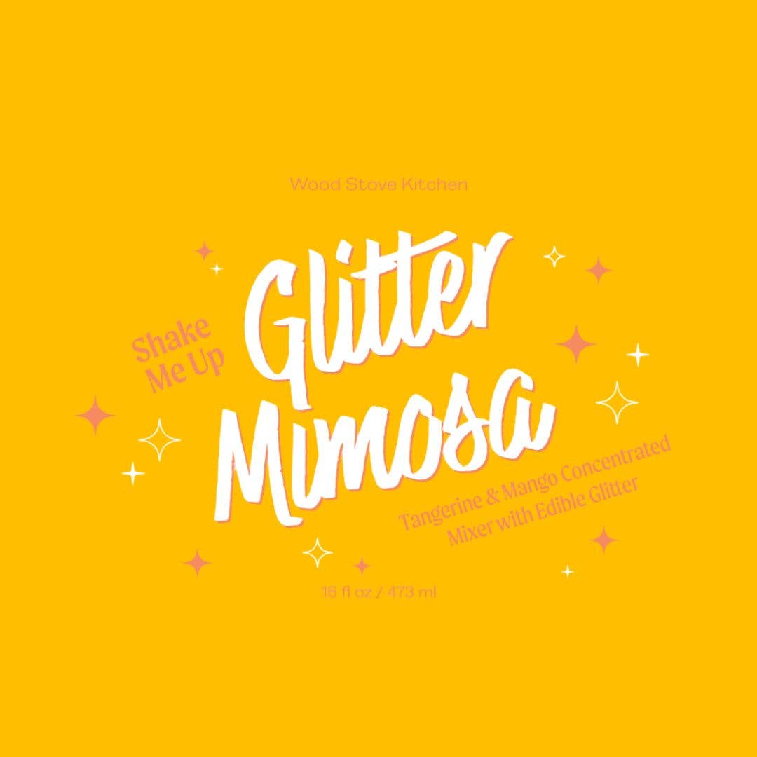 Wood Stove Kitchen - Glitter Mimosa Mixer, 16 fl oz
