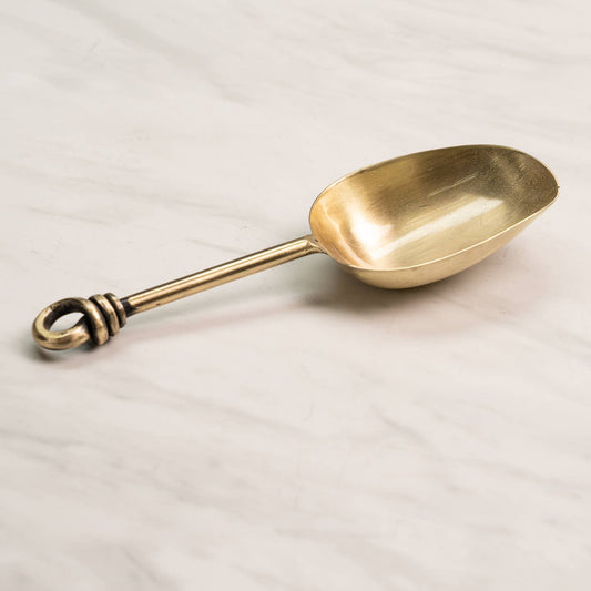 India Handicrafts Inc - Golden Knot Ice Scoop