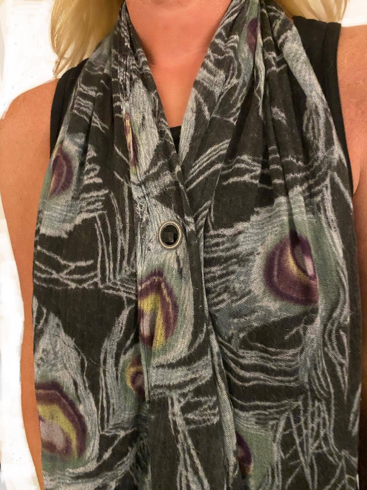 MagneButton - Antique Black Rhinestone Cluster Pin Set