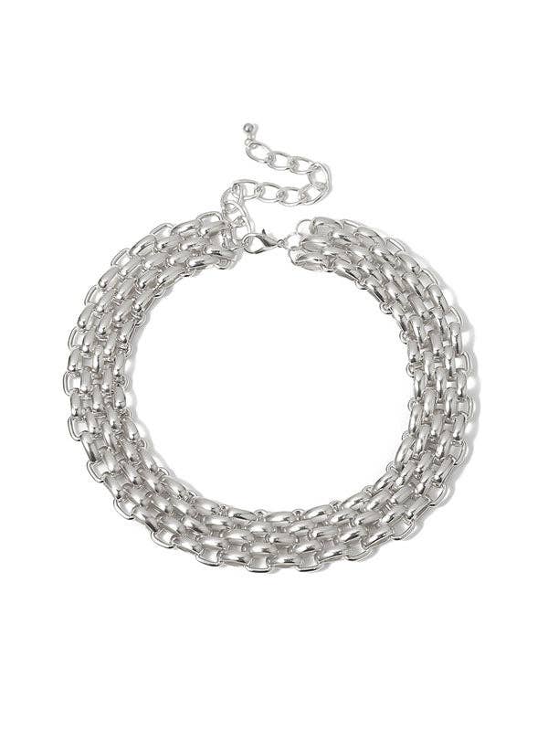 Elanora - Stylish Selection Necklaces Accessories: SILVER / One_size