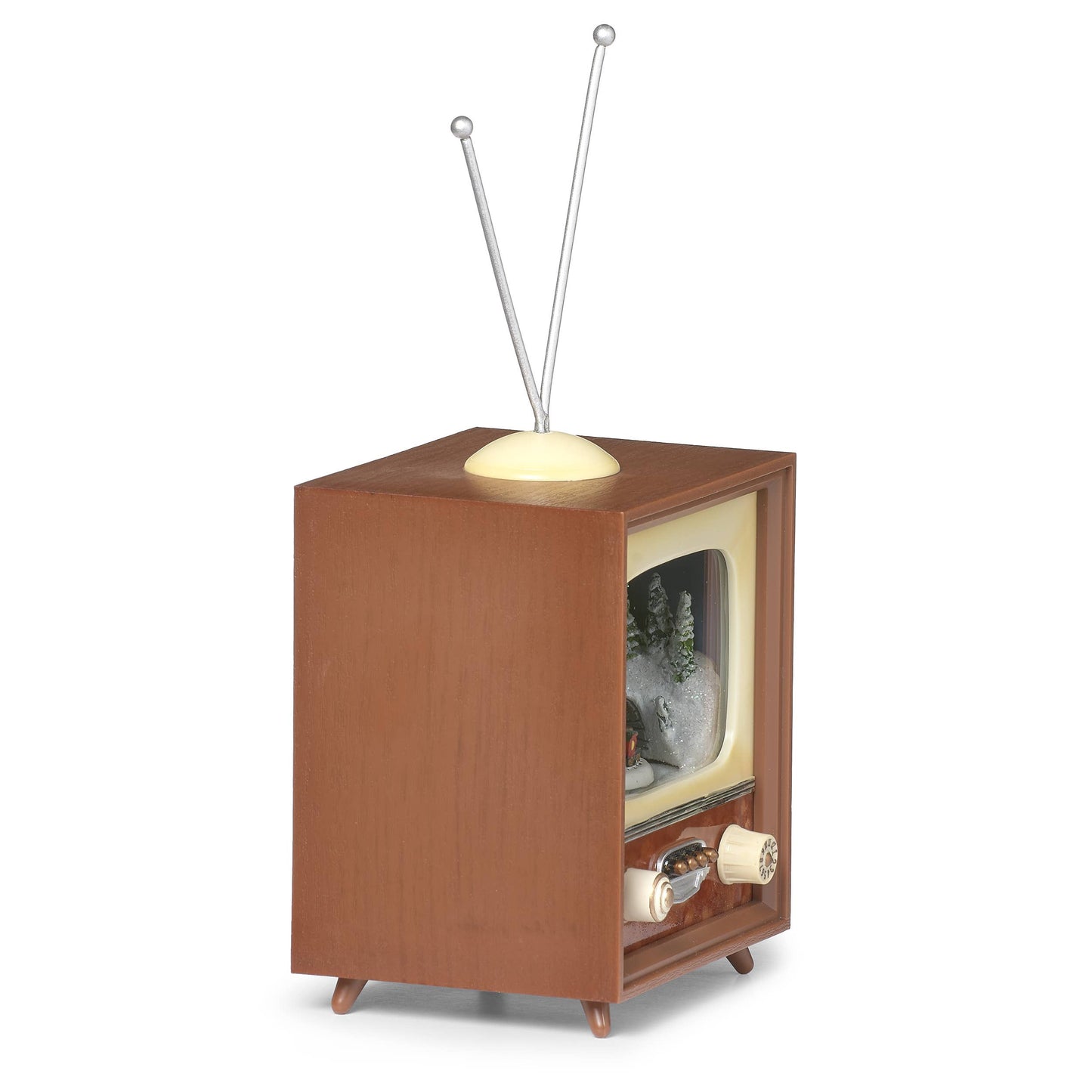 Roman - Lighted Musical TV with Rotating Train in Tunnel