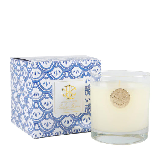 LUX FRAGRANCES - Italian Linen 8 oz Blue and White Designer Box MIN 6