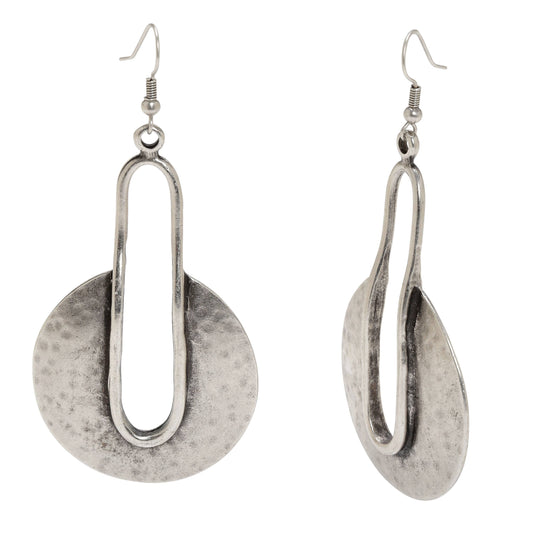 Chanour - Handmade Pewter Earrings - KU153
