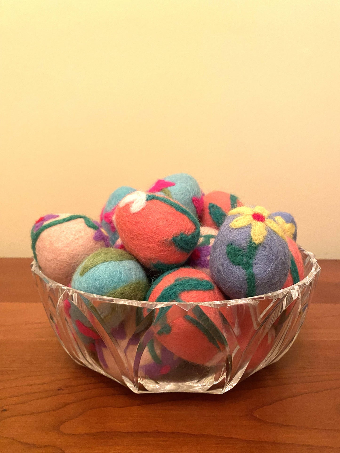 Wool Haus - Bright Felted Wool Easter Egg Decoration