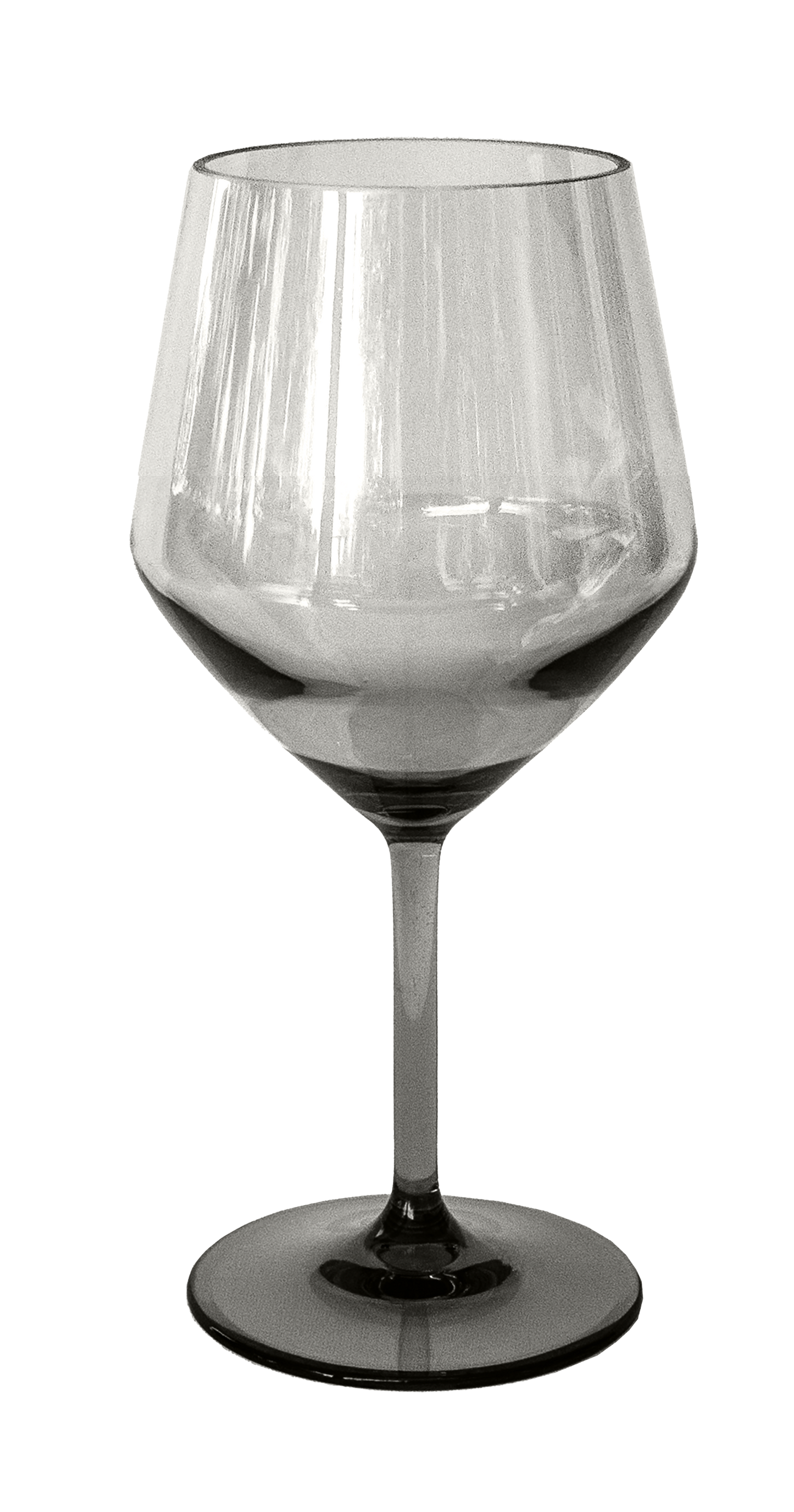 TarHong - Angle Goblet Collection, Acrylic, 23 oz: Gray