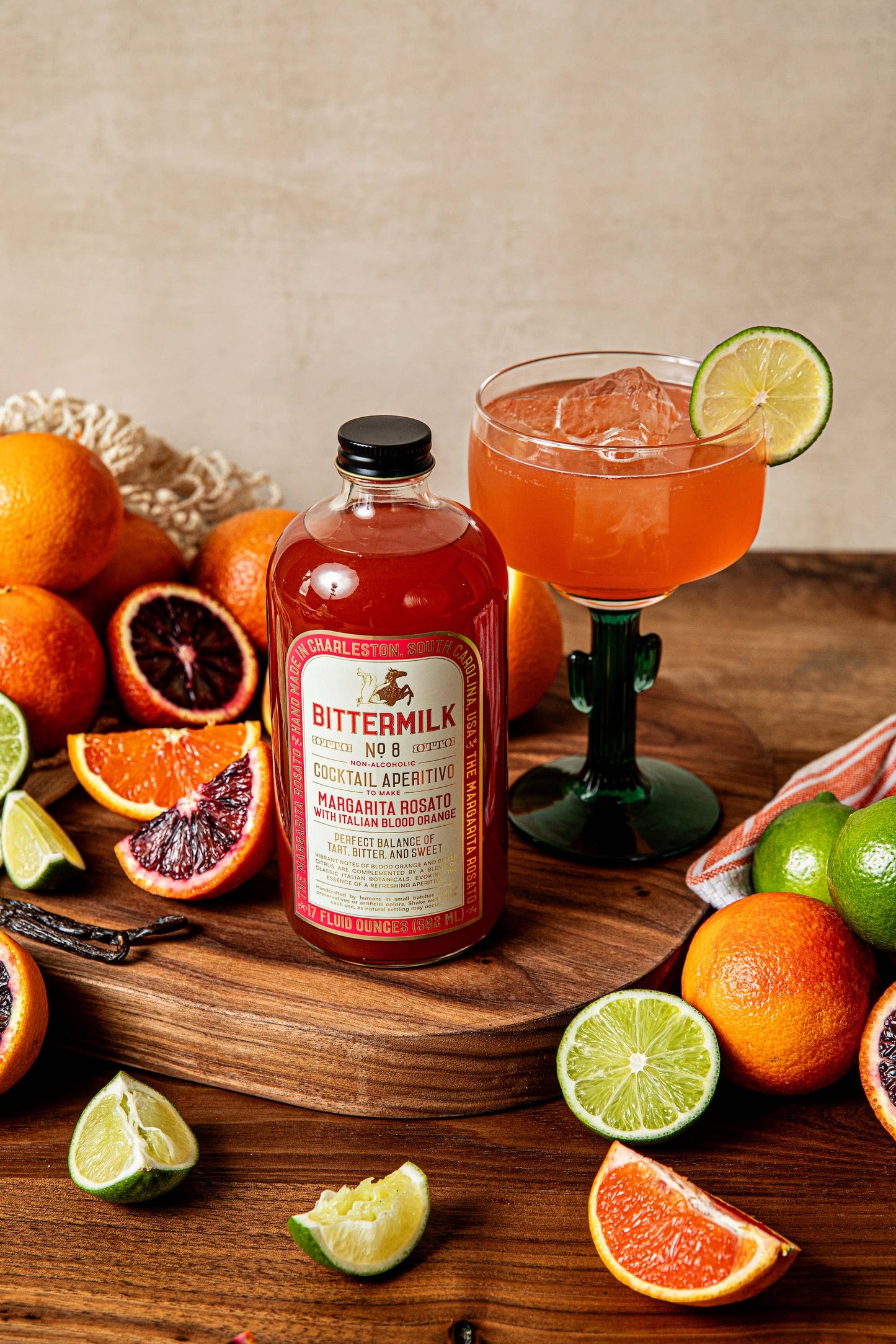 Bittermilk Bottling Co. - Bittermilk No.8- Margarita Rosato with Italian Blood Orange