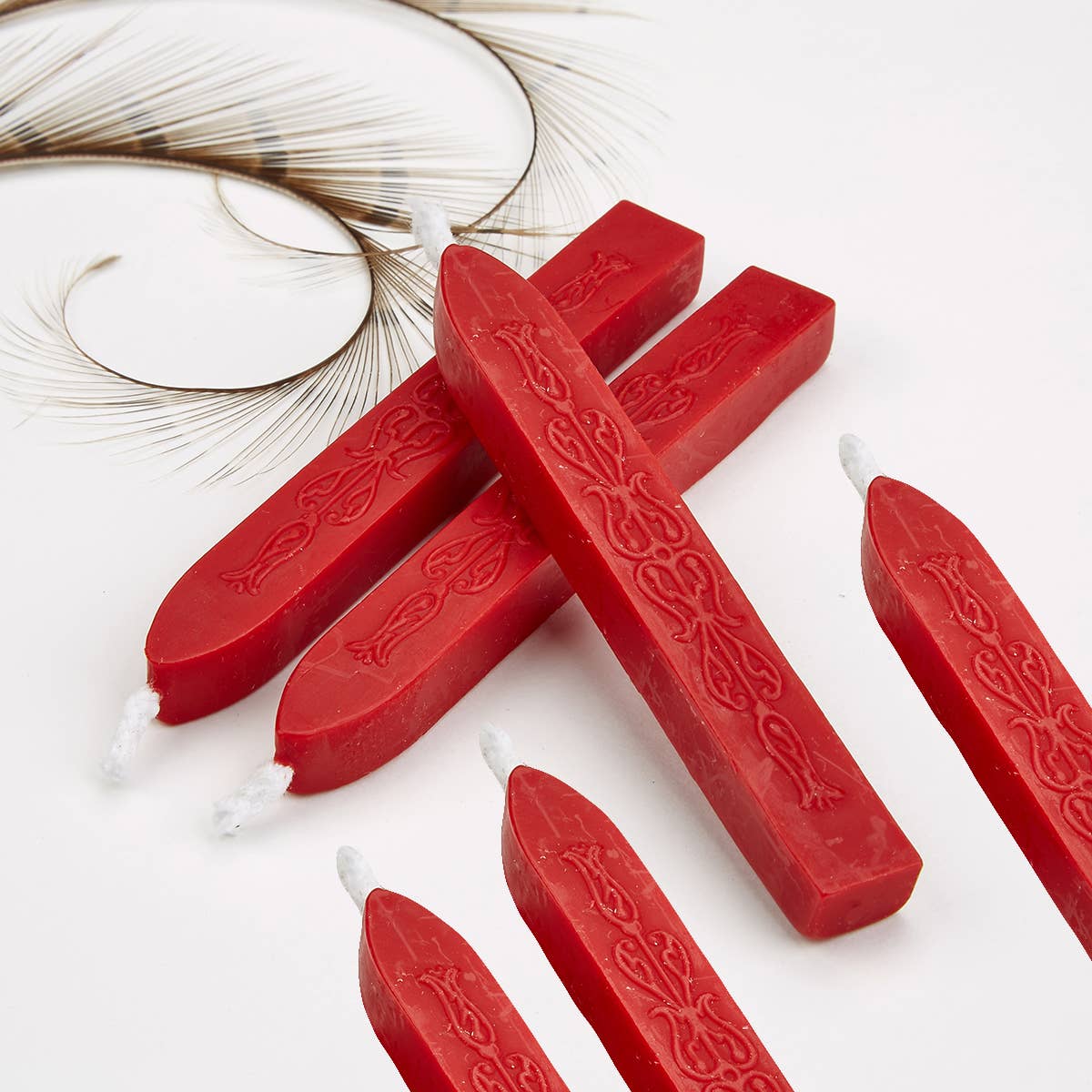 Freund Mayer & Co. - Sealing Wax Sticks with wick by color Bulk- 25+ colors- 12's: Lemon Pearl