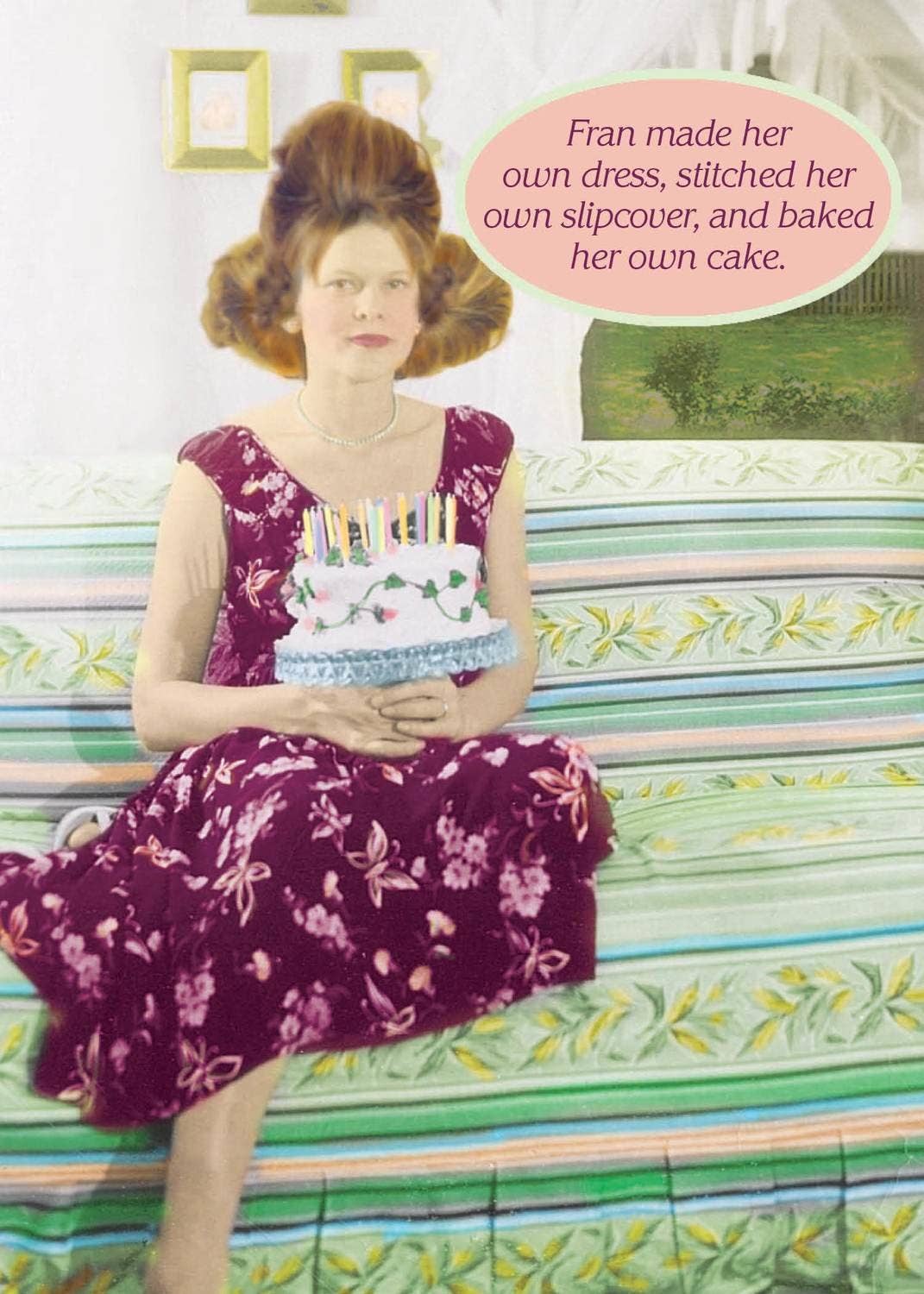 Actual Pictures - Fran's Homemade Birthday Card