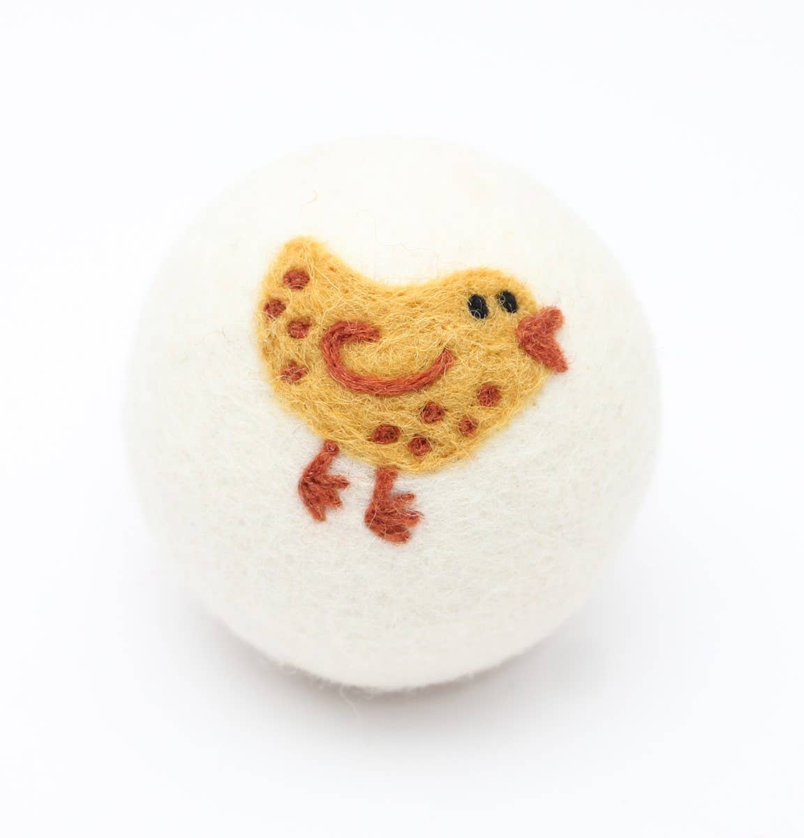 Ethical Global - Birds: Eco Wool Dryer Balls Fair Trade: Red Bird