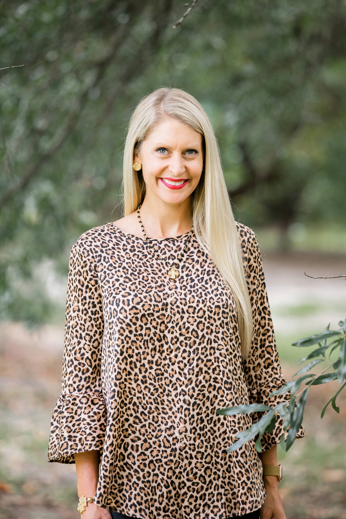 Hidden Truth Jewelry - Black Onyx chain with Julia Cross Necklace