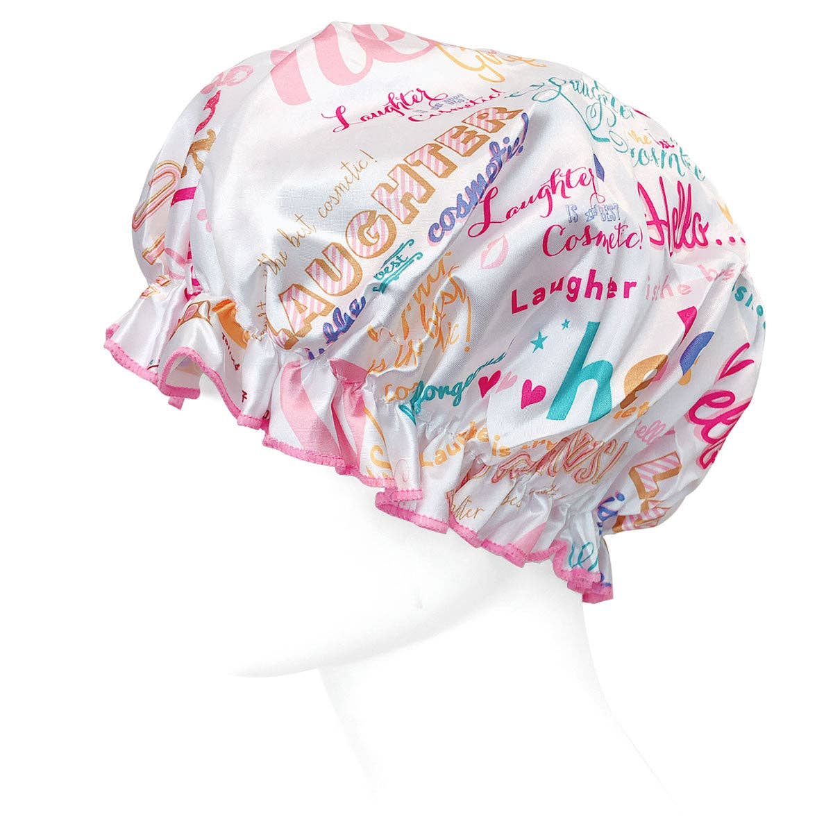 Wrapables.com - Wrapables  Double Layer Waterproof Shower Caps (Set of 4): Majestic Floral