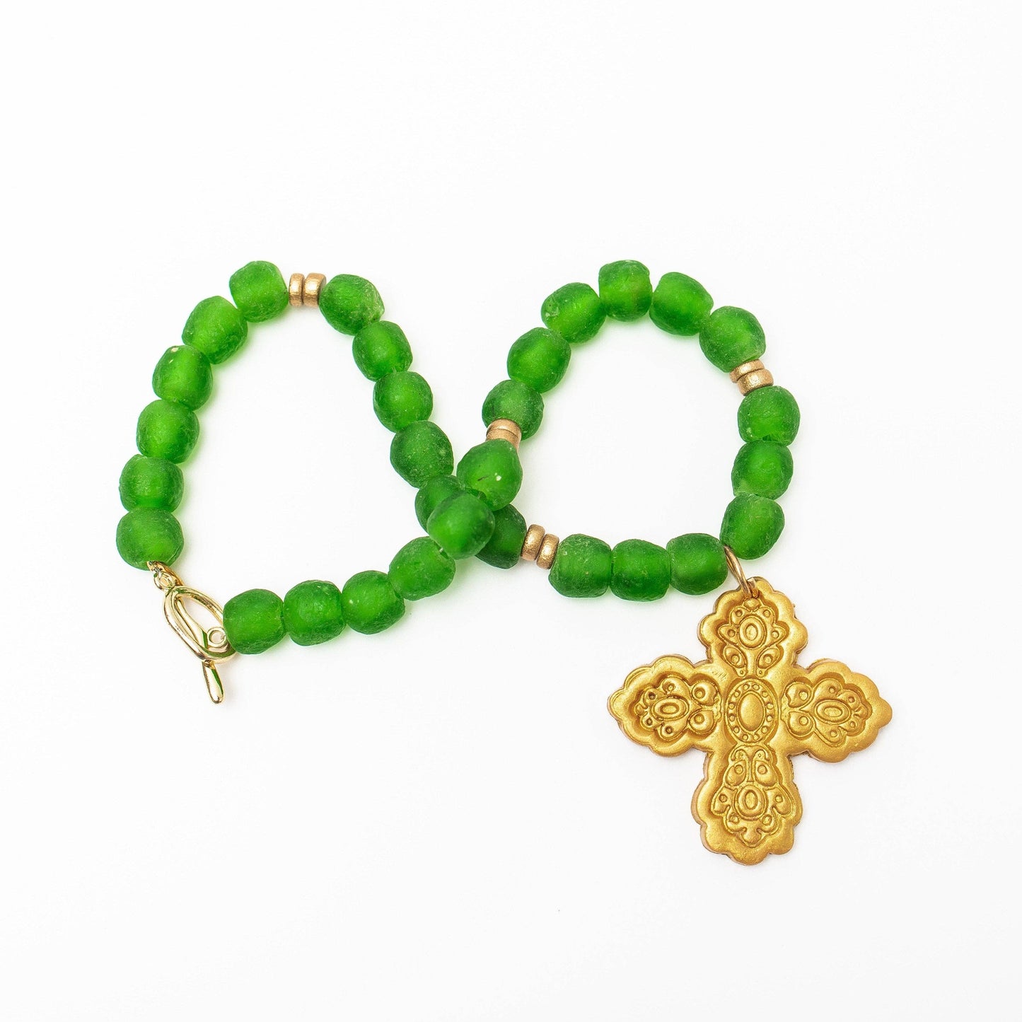 Hidden Truth Jewelry - Green African Glass with Susie Cross