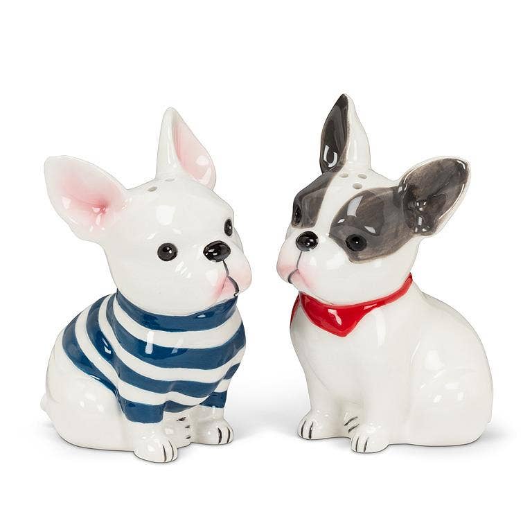 Abbott - French Bulldog Salt & Pepper-4"H