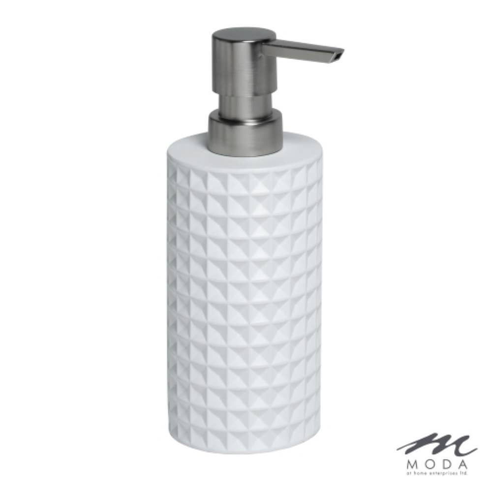 Moda at Home Enterprises, Ltd - Braemar Resin Dispenser: Navy  Blue / 14oz