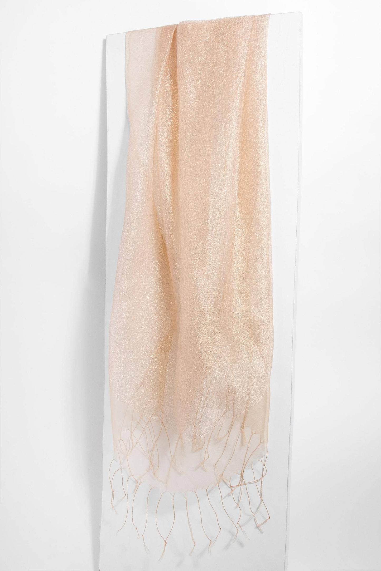 SAACHI - Glitz Silk Scarf: Gold