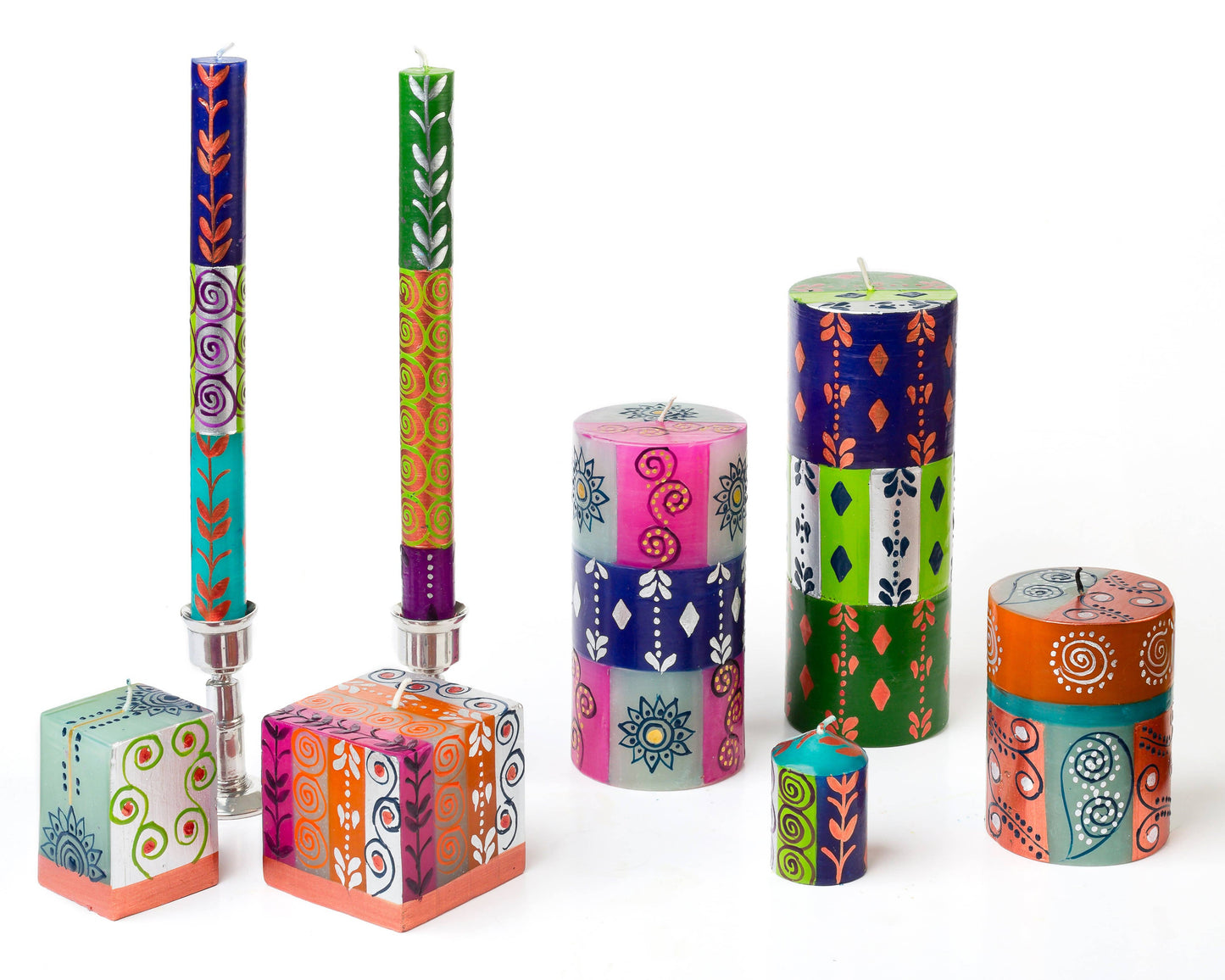 Thumbprint Artifacts - Sari Candles - NEW!!: Pillar 3” x 4” (50 hour burn time)