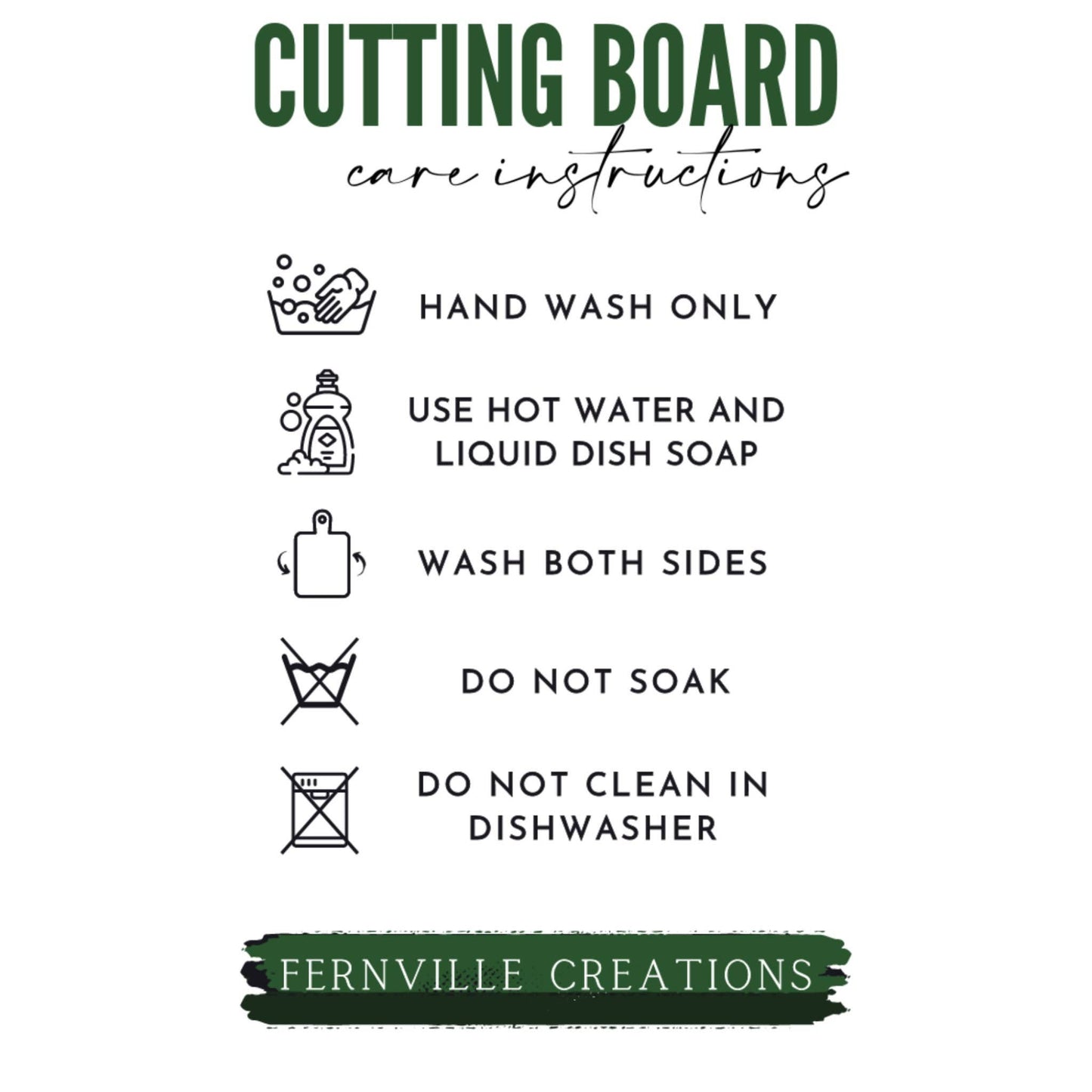 Fernville Creations - Crane Charcuterie Tempered Glass Cutting Board, Serving Tray: 12 - Inch