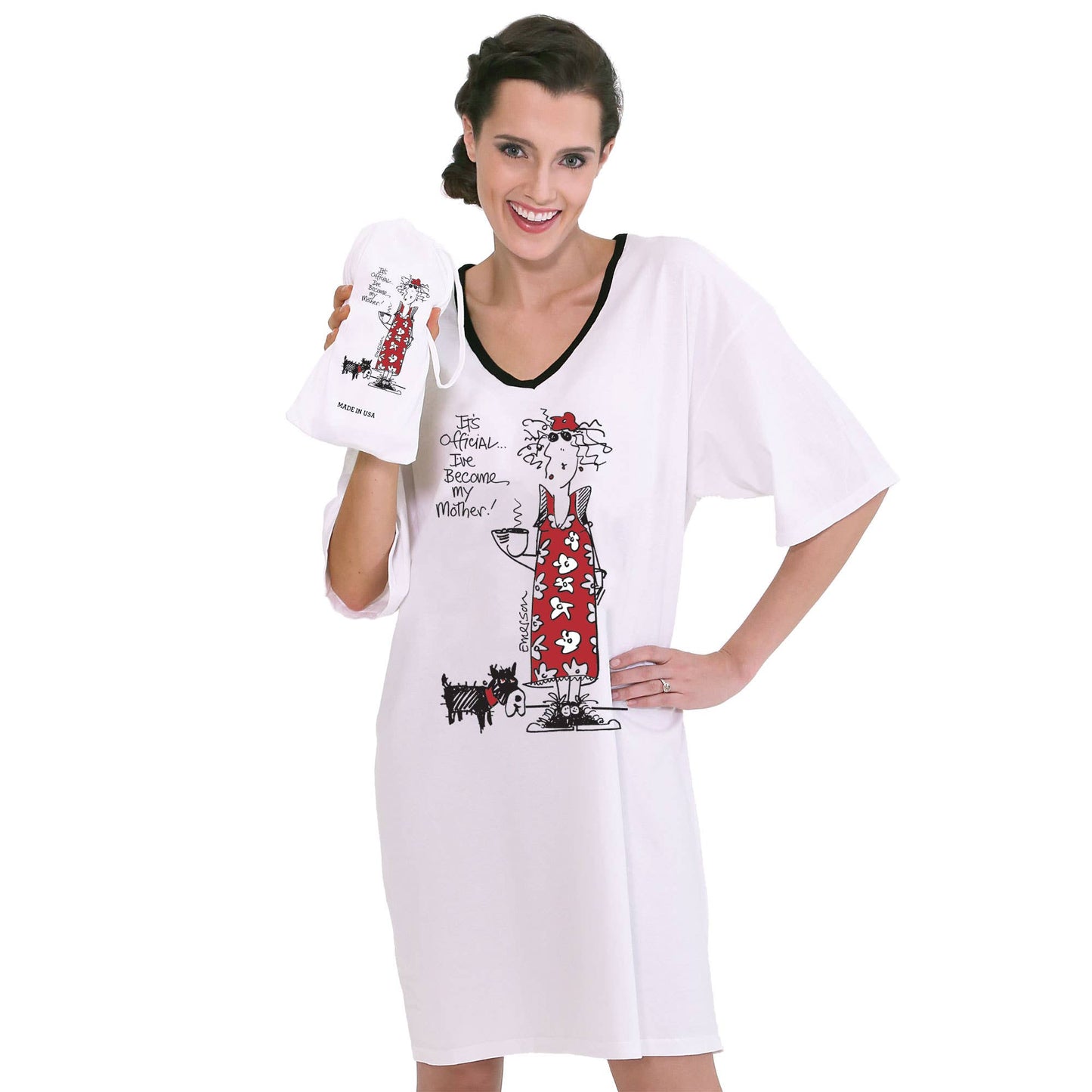 Emerson Street Clothing Co. - It's Official, I've Become My Mother, Nightshirt in a Bag