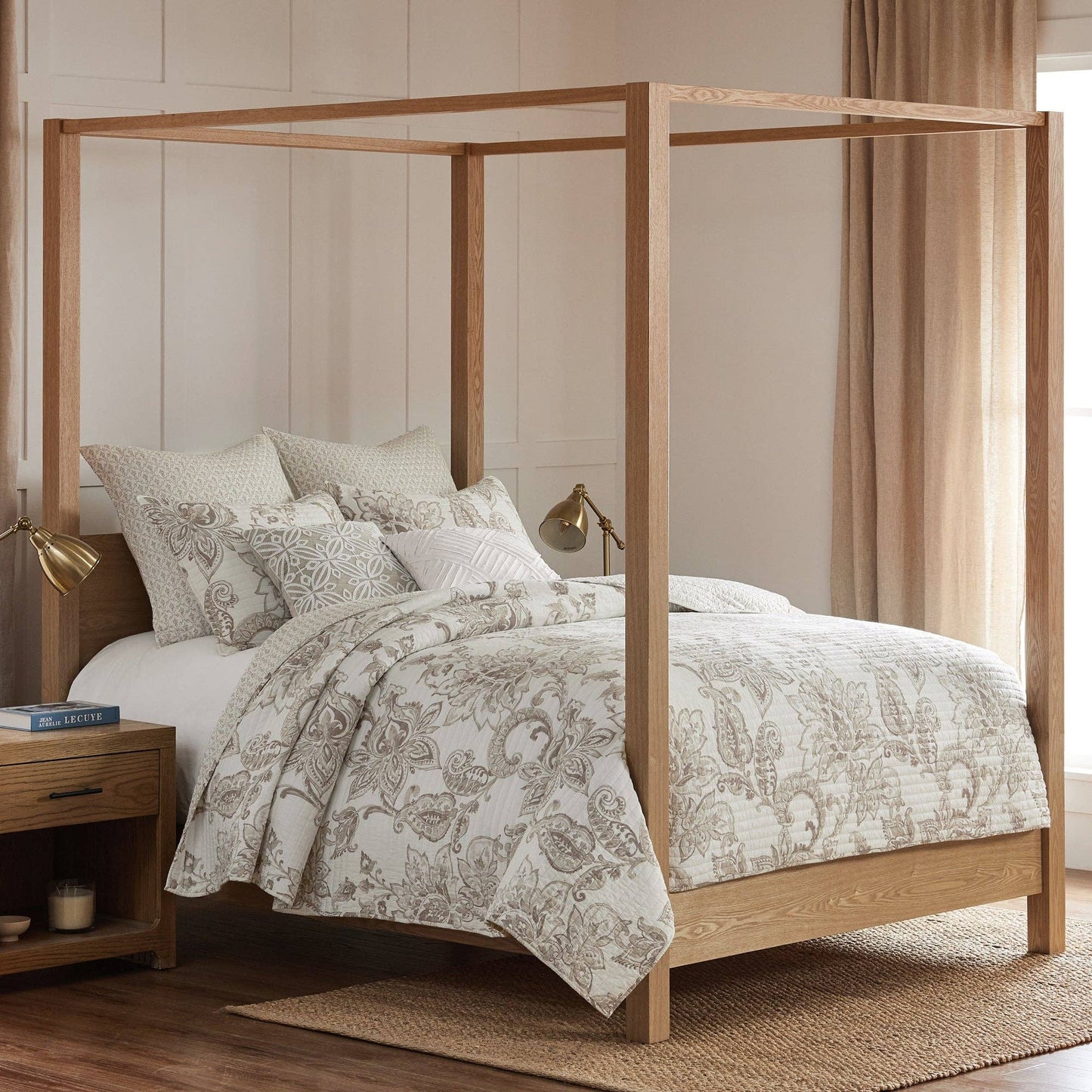 Levtex Home - Bennett Quilt Set: Blue / Full/Queen