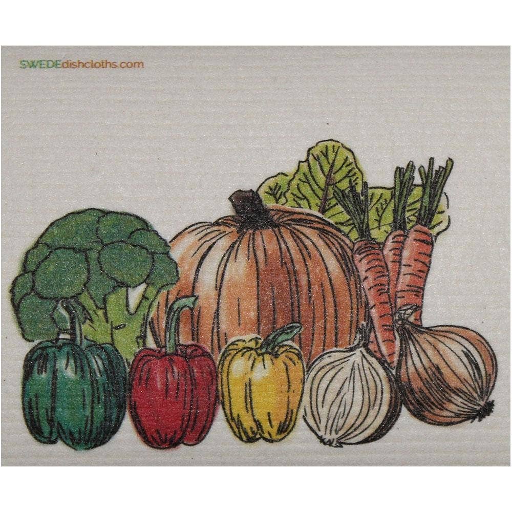 SWEDEdishcloths - Swedish Dishcloth Fresh Vegetables