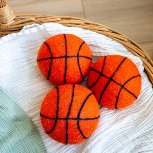 Friendsheep - Basketball Eco Wool Dryer Balls - PLAYOFFS: PACKAGE FREE