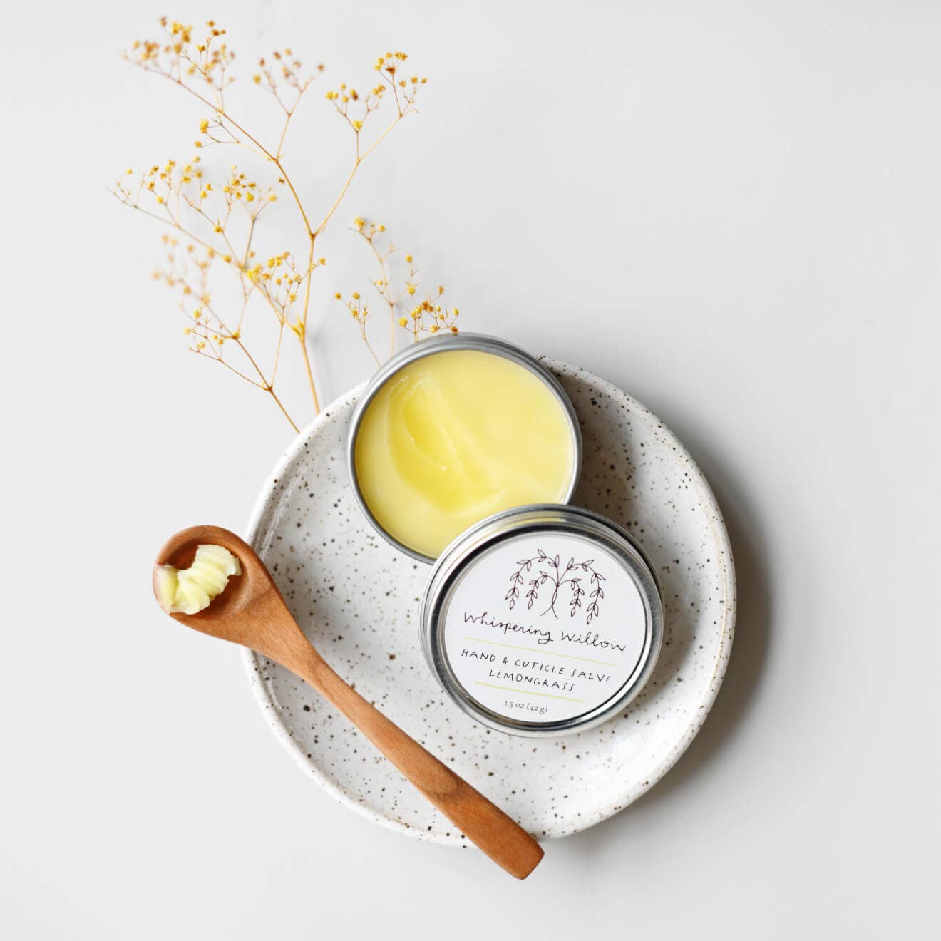 Whispering Willow - Hand & Cuticle Salve - Lemongrass